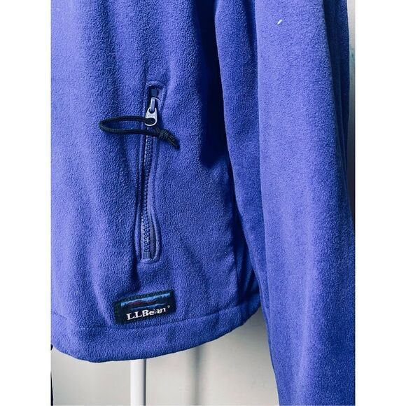 LL Bean Windblock Fleece purple Size L - Picture 5 of 8